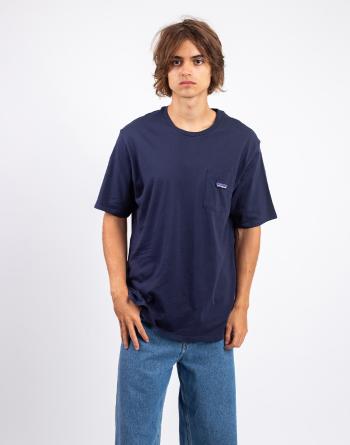 Tričko Patagonia M's Daily Pocket Tee New Navy