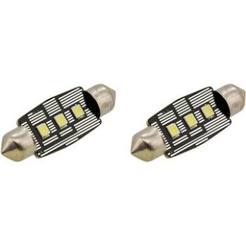 COMPASS Žárovka 3 LED SMD 12V  suf.11X38 SV8.5 NEW-CAN-BUS bílá 2ks (8591686338270)