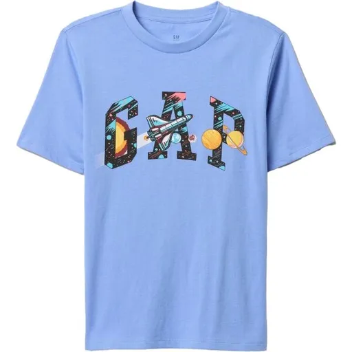 GAP LOGO Chlapecké tričko, světle modrá, velikost