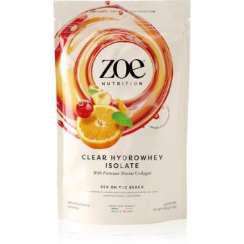 ZOE Clear Hydrowhey Isolate syrovátkový izolát s kolagenem příchuť Sex on the Beach 454 g