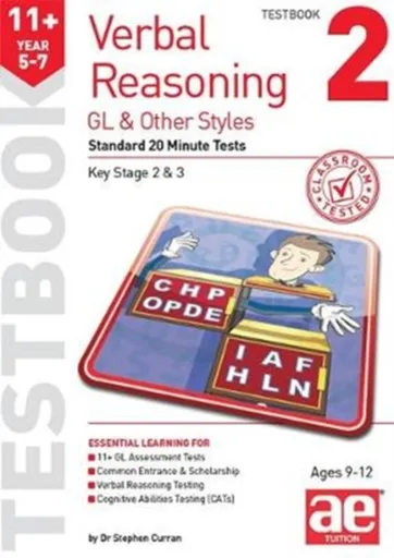 11+ Verbal Reasoning Year 5-7 GL & Other Styles Testbook 2 - Stephen C. Curran, Warren J. Vokes