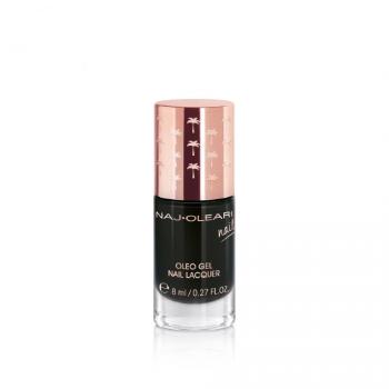 Naj-Oleari Oleo gel Nail Lacquer lak na nehty s gelovým efektem - 26 black 8 ml