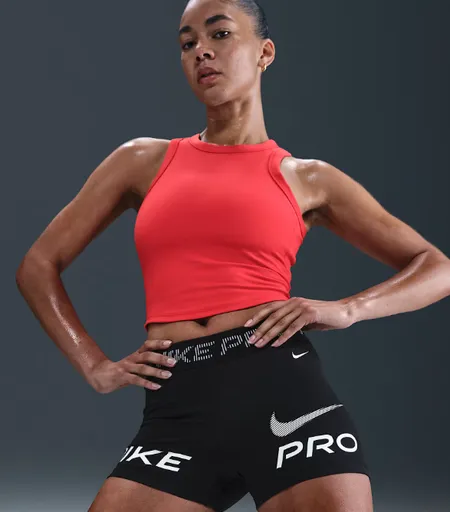 Nike Pro Womens Mid-Rise 3 Biker Shorts L