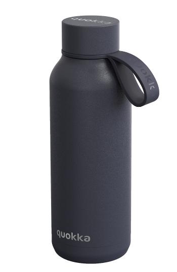 Nerezová termoláhev s poutkem Solid, 510ml, Quokka, slate