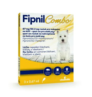 Fipnil Combo 67/60.3 mg spot-on Dog S 3x0,67 ml