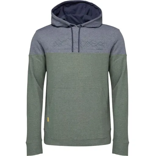 LOAP ECVON Pánská mikina, zelená, velikost