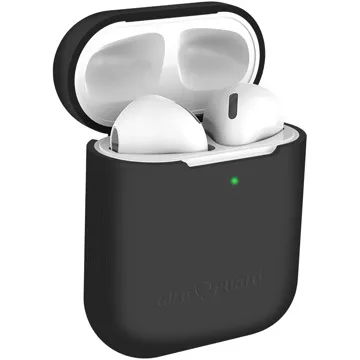 AlzaGuard Skinny Silicone Case pro AirPods 1. a 2. generace černé (AGD-ACSS1B)