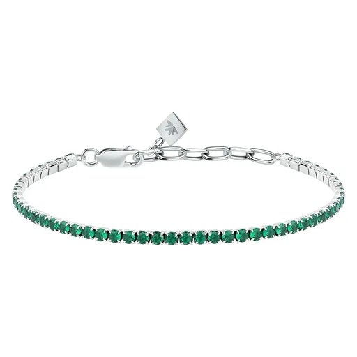 Morellato Tenisový náramek s kubickými zirkony pro muže Tennis SATT24