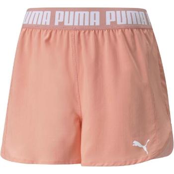 Puma TRAIN PUMA STRONG WOVEN SHORT Dámské sportovní kraťasy, lososová, velikost