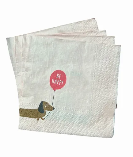 APRÈS Papírové ubrousky jezevčík