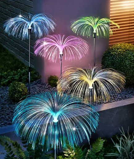 LED zahradní zápich Fantasia, sada 5 ks