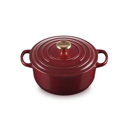 Kastrol SIGNATURE 20 cm, 2,4 l, GARNET, litina, Le Creuset