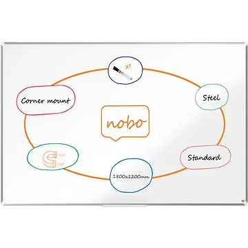 NOBO Premium Plus 180 x 120 cm, bílá (1915161)