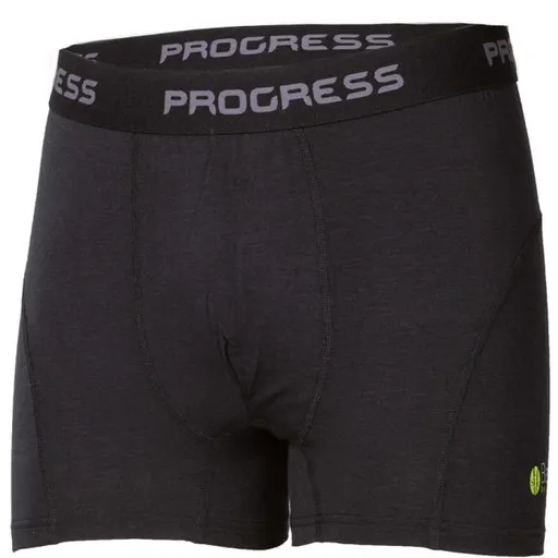 PROGRESS E SKN BAMBUS Pánské boxerky, černá, velikost XXL