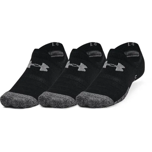 Under Armour HEATGEAR ULTRA LOW TAB 3PK Unisex ponožky, černá, velikost M