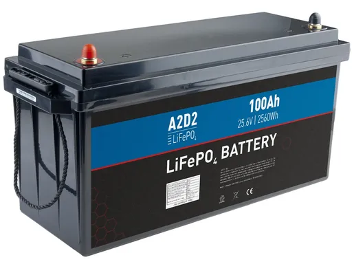 A2d2 baterie lifepo4 25,6 v 100ah m8 rept cells