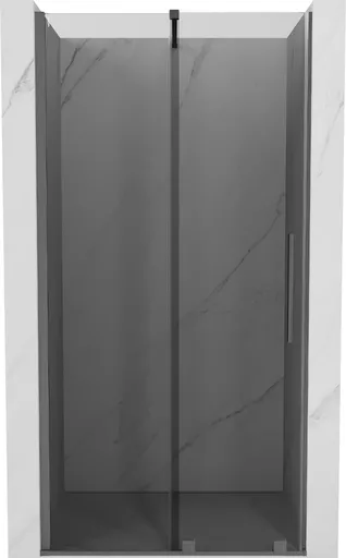 MEXEN/S Velar posuvné sprchové dveře 90, grafit, grafit metal 871-090-000-41-95