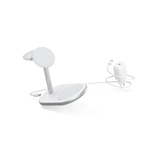 Epico 3v1 nabíjecí stojánek - bílý