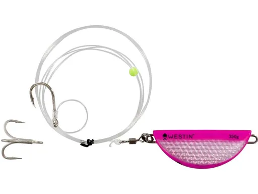 Westin návazec sea rigs halibut anti twist rig pink flash - 450 g