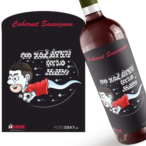 Víno Fotbalová spermie (Druh Vína: Červené víno)