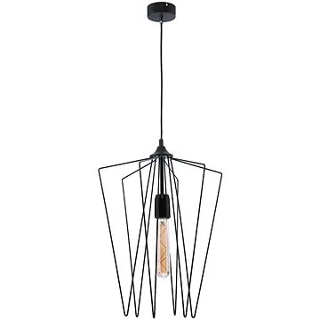 Jupiter 1642 - Lustr na lanku SAO 1xE27/60W/230V černá (89927)