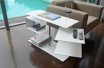 Radius design cologne Stolek RADIUS DESIGN (X-CENTRIC TABLE 2 white 570C) bílý