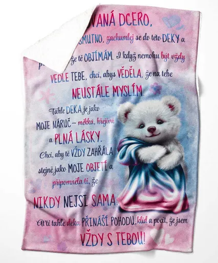 Deka Dcero, jsem s tebou (Podšití beránkem: ANO)