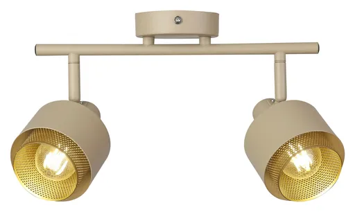 Rabalux bodové svítidlo Fedora E14 2x MAX 40W světle hnědá 3548