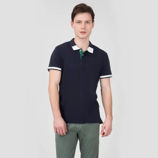 Pepe Jeans pánské tmavě modré polo Jonson PM541134597 L