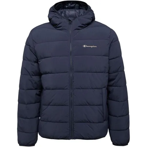 Champion HOODED Pánská zimní bunda, tmavě modrá, velikost