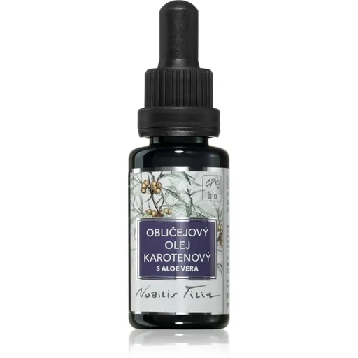Nobilis Tilia Obličejový olej Karotenový s Aloe Vera pěsticí olej na obličej 20 ml