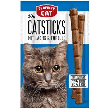 Perfecto Cat tyčinky s lososem a pstruhem 50g 10ks (4036897314124)