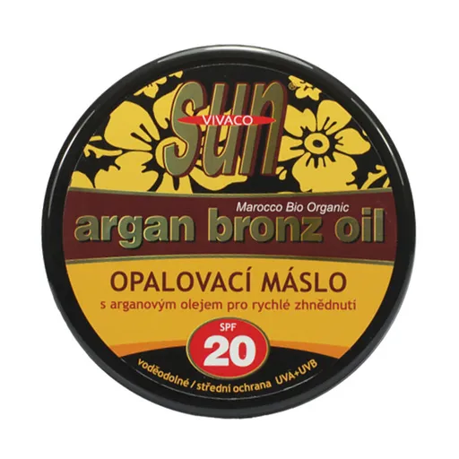 Opalovací máslo s arganovým olejem SPF 20 200 ml