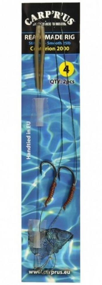 Horogelőke Carp´R´Us Ready Combi Rig Stiff Link 50lb Smooth 25lb CNT méret 4 2 db