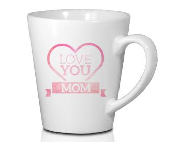 Hrnek Latte 325ml Love You Mom