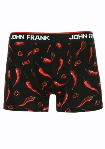 Pánské boxerky John Frank JFBD318 M Černá