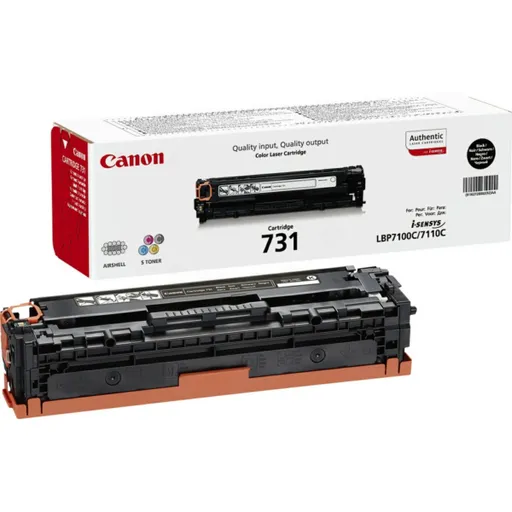 CANON 731 BK - originální toner, černý, 1400 stran