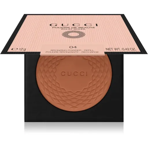 Gucci Gucci Beauty Poudre De Beauté Éclat Soleil Powder bronzer – náhradní náplň odstín 04 12 g
