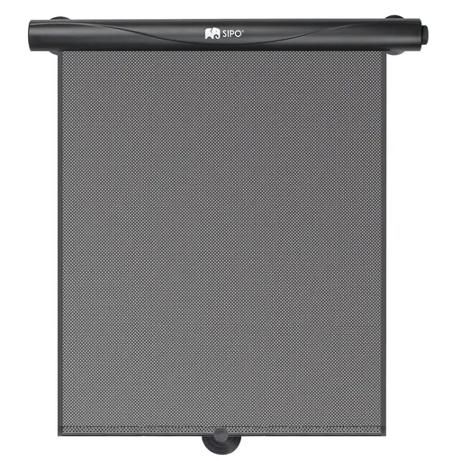 SIPO Sluneční clona roleta, 2ks, černá
