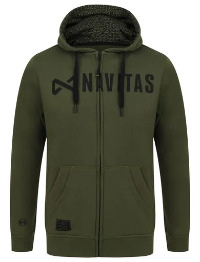 Navitas Rybářská Mikina Core Zip Hoody Green - S,Navitas Rybářská Mikina Core Zip Hoody Green - S