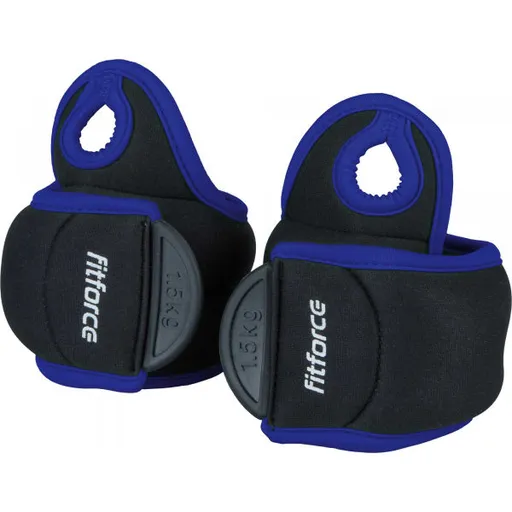 Fitforce WRIST 2 x 1,5 KG Závaží na zápěstí, černá, velikost 1,5 KG