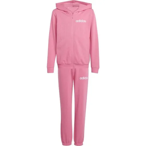 adidas 3 STRIPES TRACKSUIT Dětská souprava, růžová, velikost