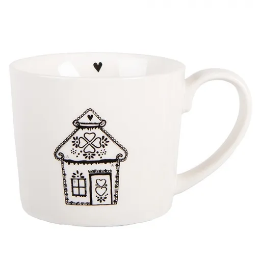 Hrnek s perníkovou chaloupkou Gingerbread Bliss - 12*8*7 cm / 275 ml 6CEMU0185