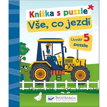Knížka s puzzle Vše, co jezdí: Uvnitř 5 puzzle (978-80-256-2488-3)