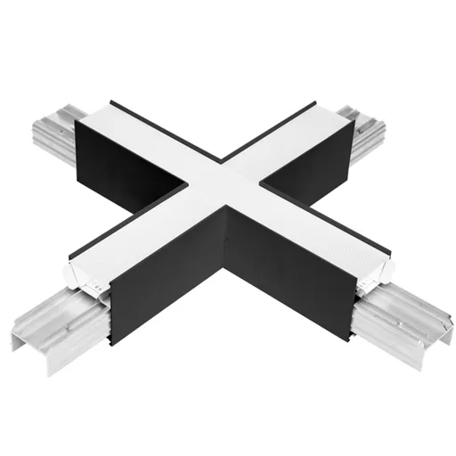 Ecolite LED spoj X linear 15W, 1650lm, 4000K,černá LN5070-SPOJ/X-15W/CR