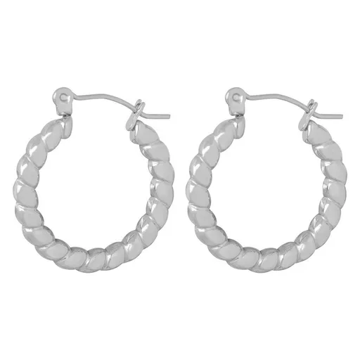 Troli Stylové ocelové náušnice kruhy VAAXF181S