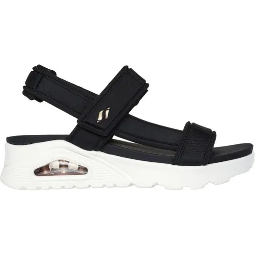 Skechers UNO - SUMMER STAND 2 Dámské sandály, černá, velikost