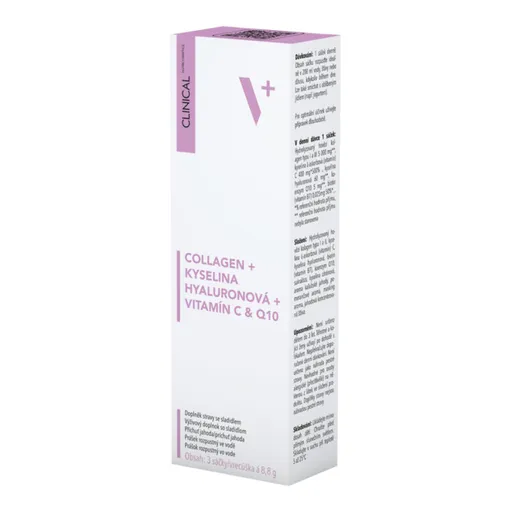Clinical Collagen + kys. hyaluronová + vit.C & Q10 3x8,8 g
