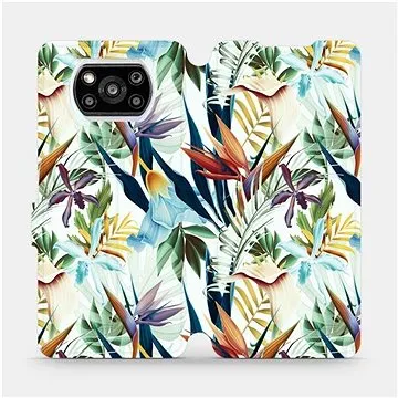 Flipové pouzdro na mobil Xiaomi Poco X3 Pro - M071P Flóra (5903516703838)