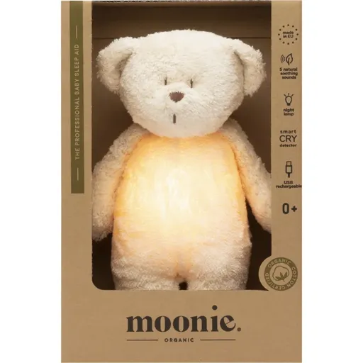 Moonie Bear 2.0 Organic Polar usínáček s melodií 1 ks
